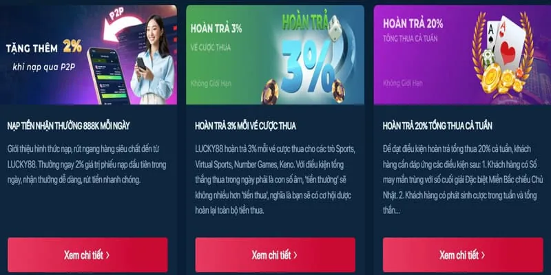 Các chương trình khuyến mãi mới nhất 118bet casino